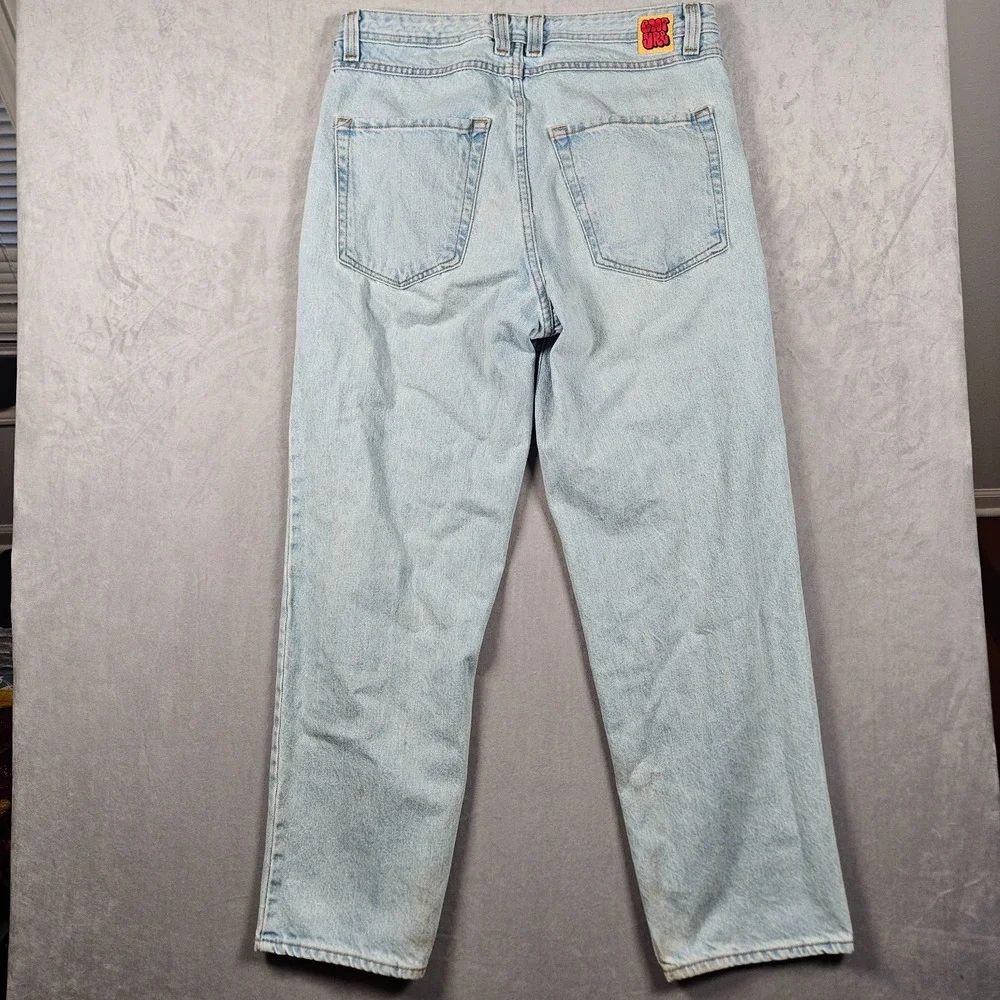 Empyre Jeans Mens 32x30 Relaxed Fit Lightwash Denim Skater Grunge Streetwear Y2K - Picture 5 of 16